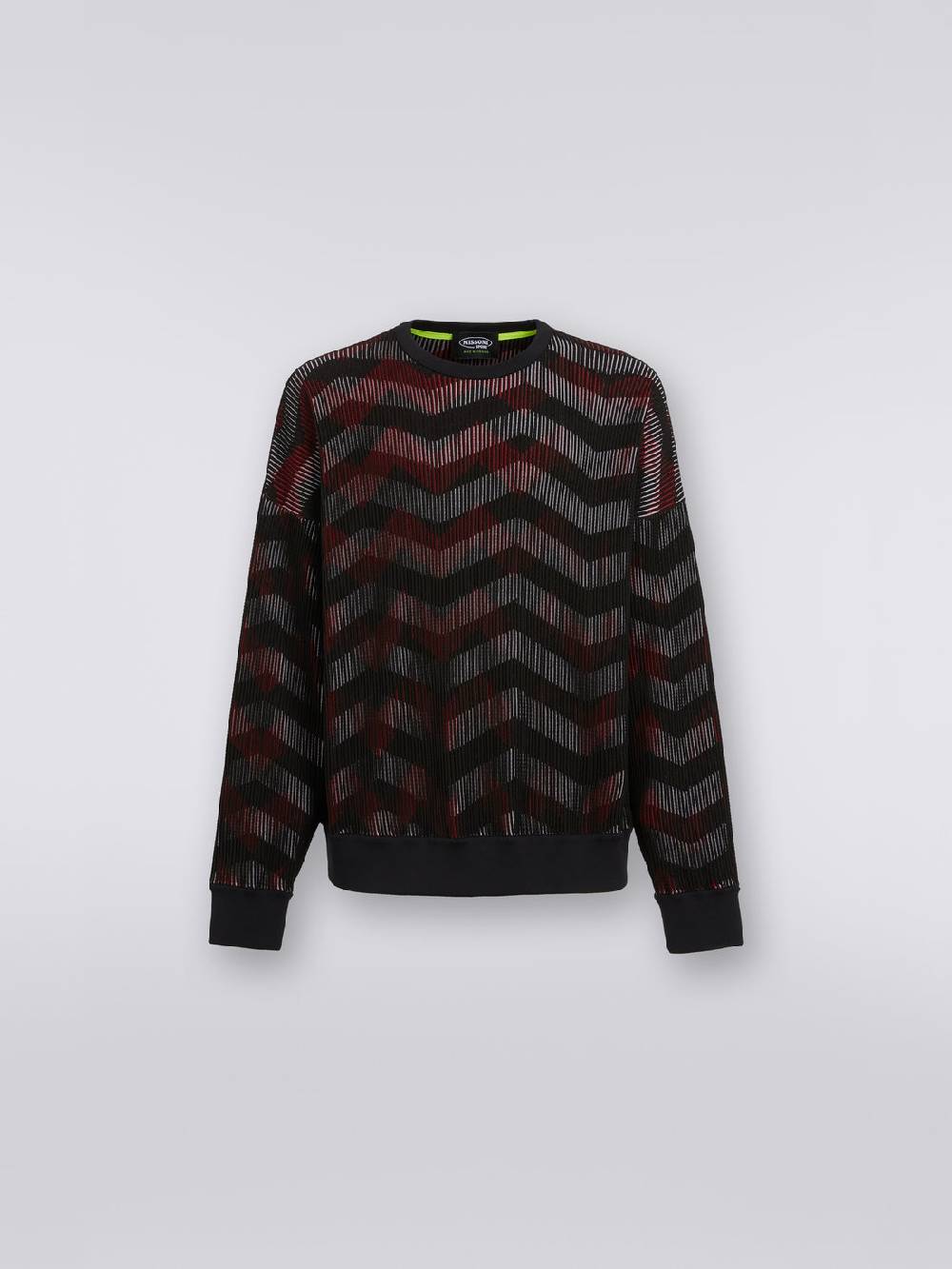 M Missoni Maglione girocollo in misto cotone chevron in collaborazione con Mike Maignan Vendita Economica