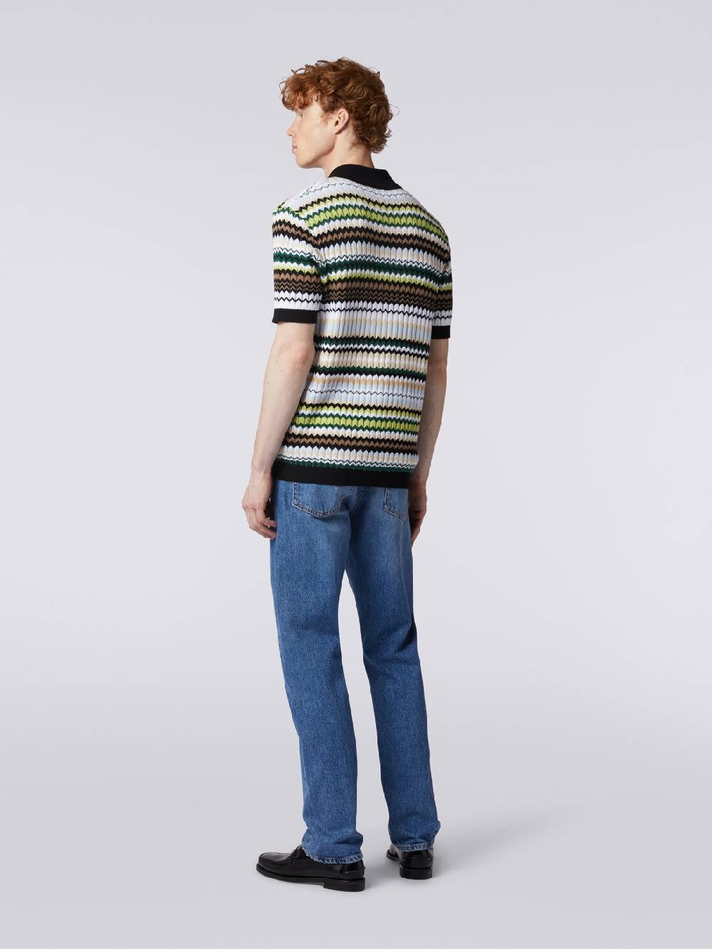 M Missoni Cinque tasche in denim con inserto zig zag Vendite Flash