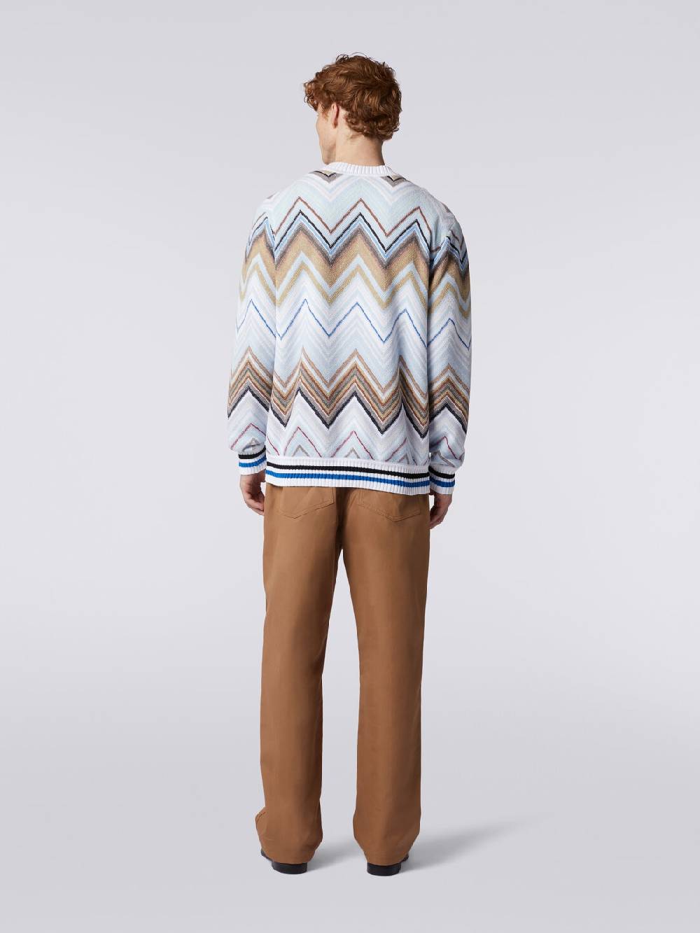 M Missoni Cardigan in misto cotone chevron Negozio