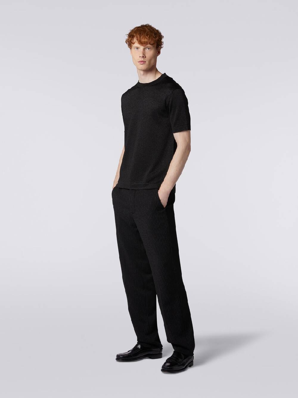 M Missoni Pantaloni chino in viscosa con lurex Moda
