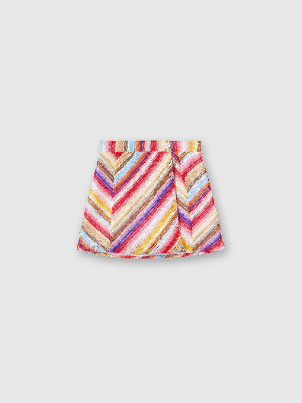 M Missoni Gonna a portafoglio in viscosa chevron Pezzi Unici