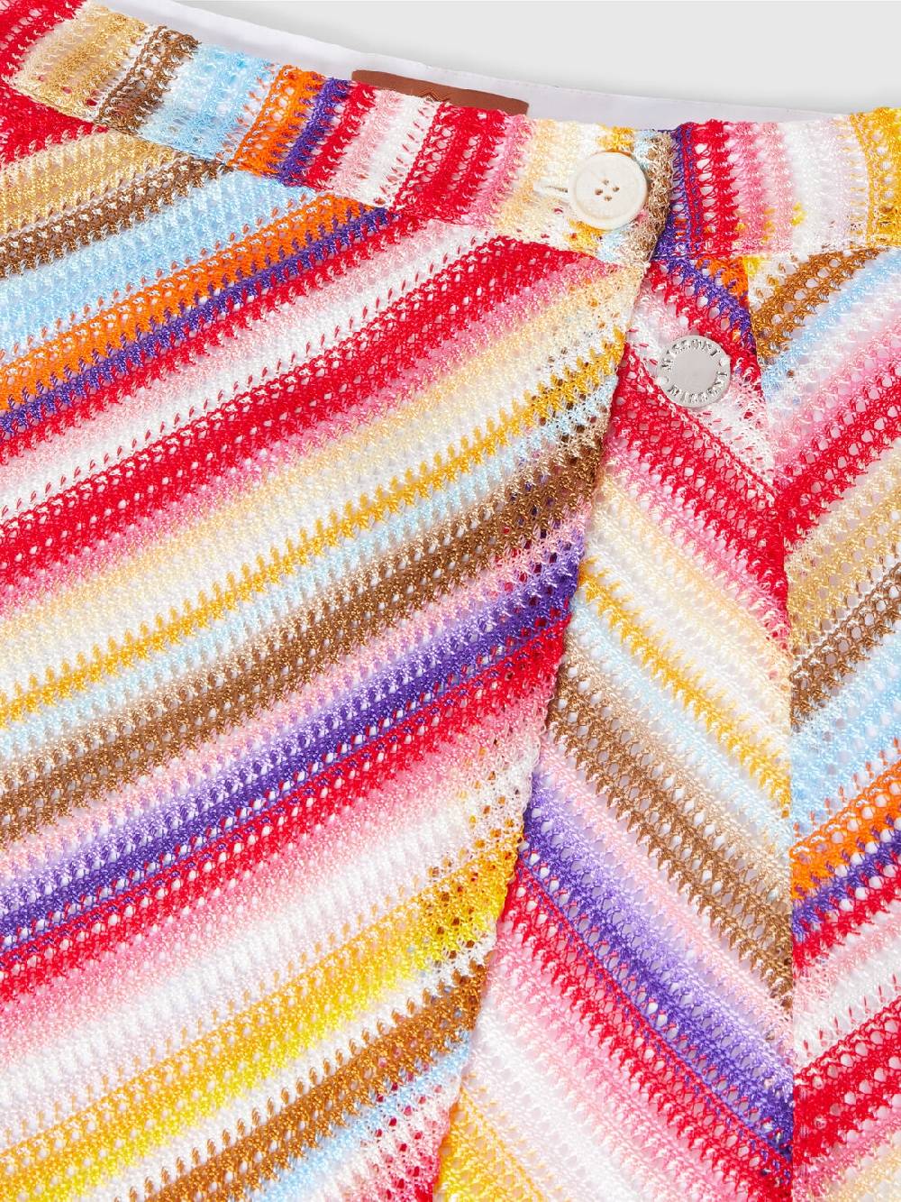 M Missoni Gonna a portafoglio in viscosa chevron Pezzi Unici