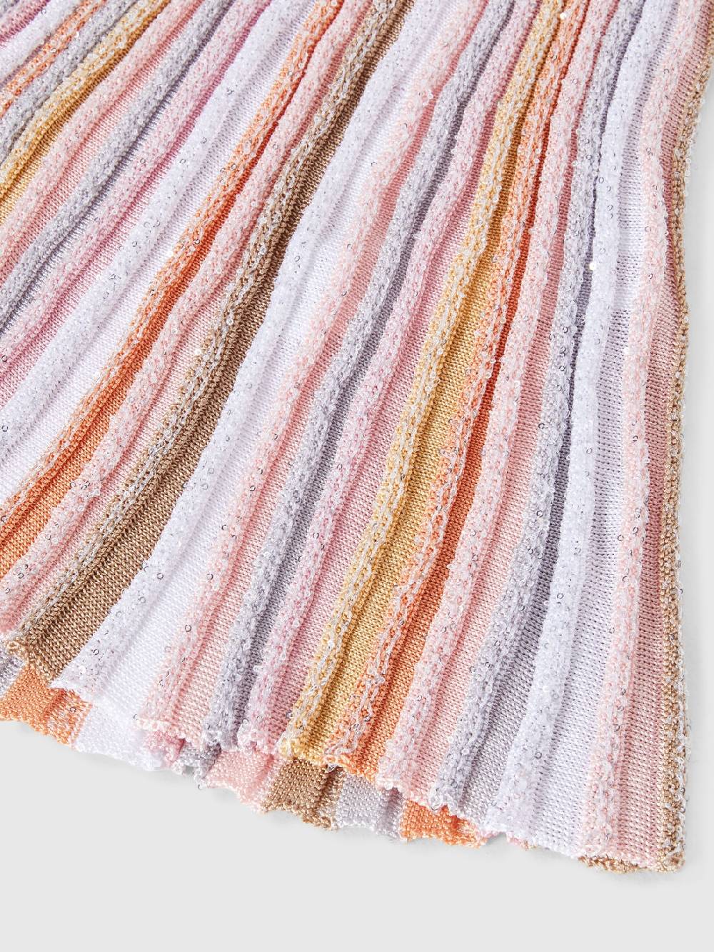 M Missoni Abito a maniche corte in maglia di viscosa plissée Negozi Online