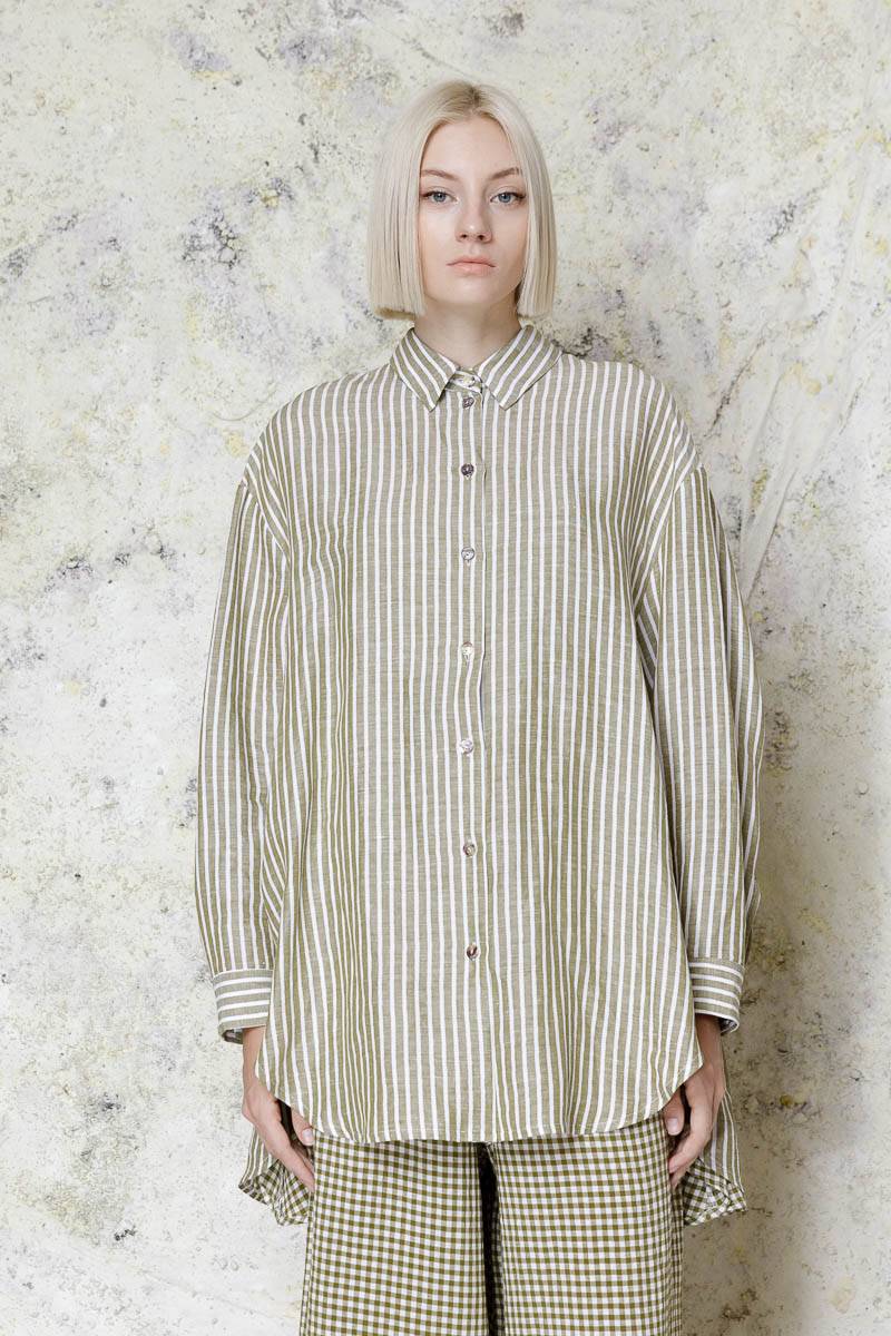Opificio Neirami CAMICIA OVER MANICA LUNGA In Saldo