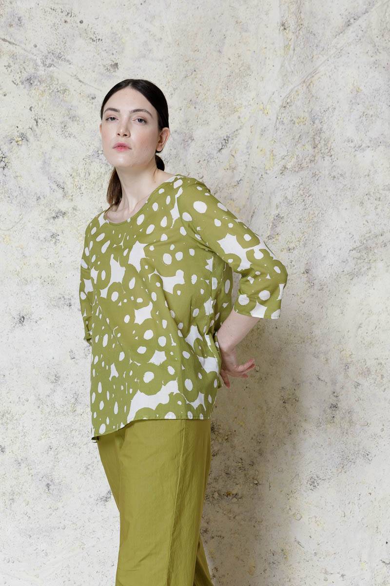 Opificio Neirami BLUSA VOILE MANICA 3/4 Moda