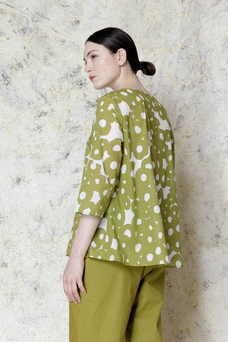 Opificio Neirami BLUSA VOILE MANICA 3/4 Moda