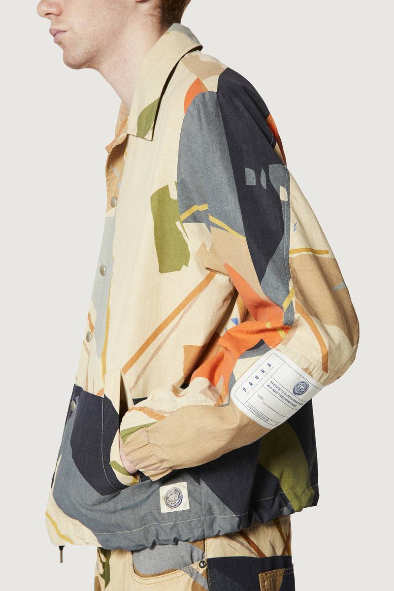 Paura CARA COACH JACKET SAND CAMO 2025