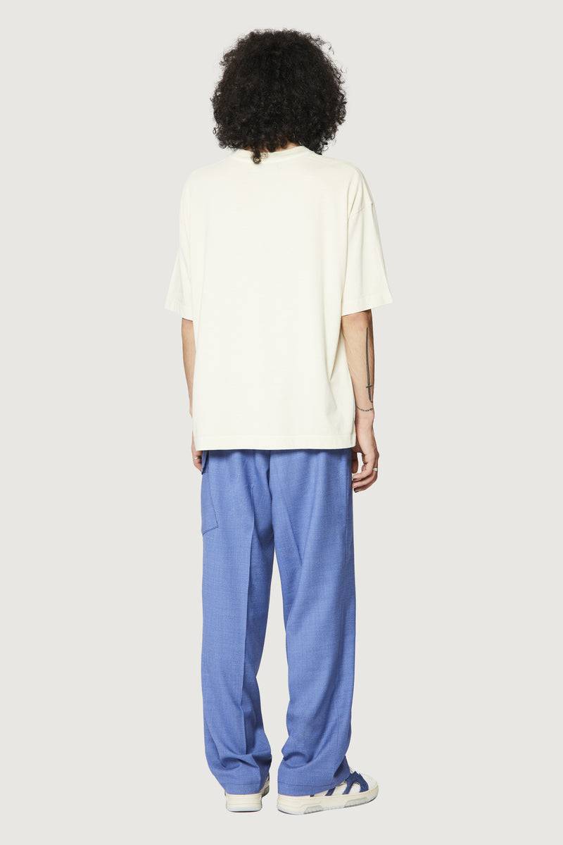 Paura COSTA OVERSIZED T-SHIRT COSMIC LOGO OFF-WHITE Spedizione Gratuita