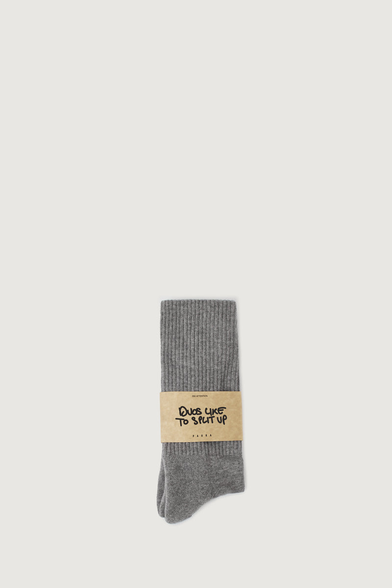 Paura EGAN SOCKS MELANGE GREY Convenienza