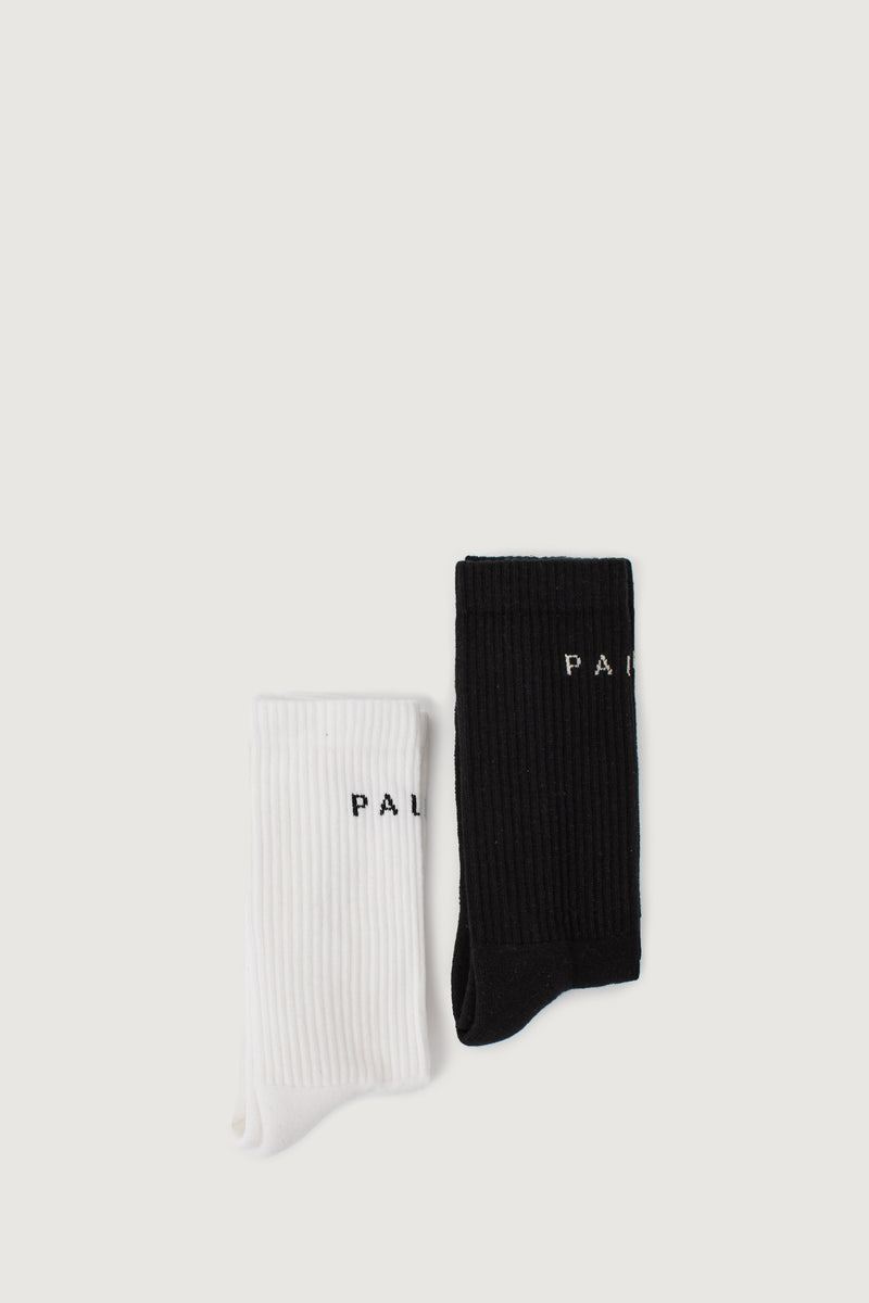 Paura ZEO SOCKS BI-PACK OFF WHITE/BLACK Offerta