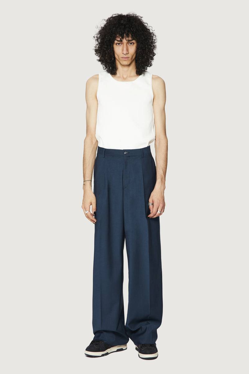 Paura EGON CLASSIC PANTS PETROLEUM