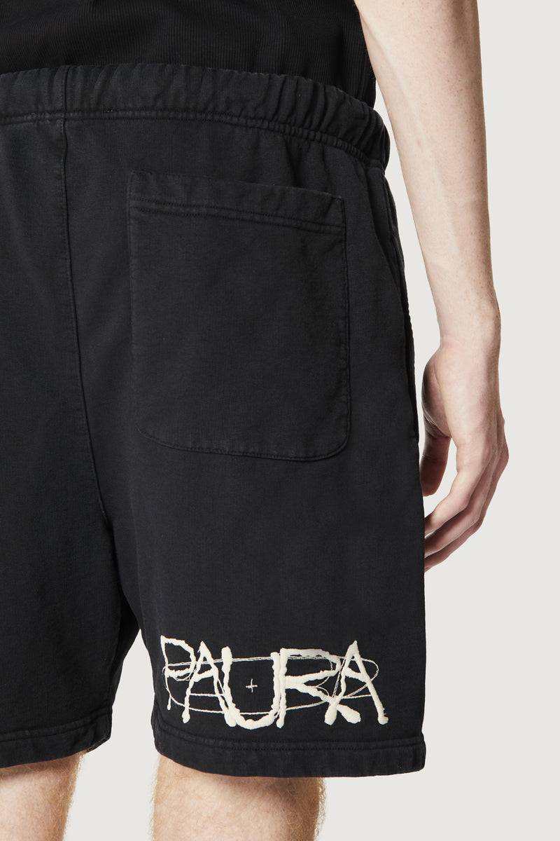 Paura FILIPPO SHORTS COSMIC LOGO BLACK Saldi