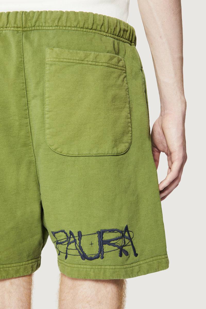 Paura FILIPPO SHORTS COSMIC LOGO GREEN Offerte