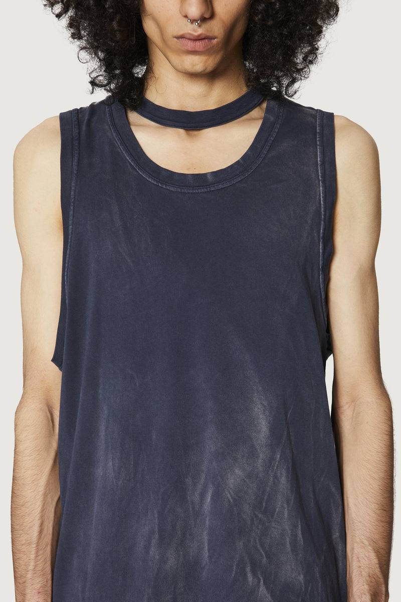 Paura HUGO TANK TOP DARK BLUE I Più Venduti