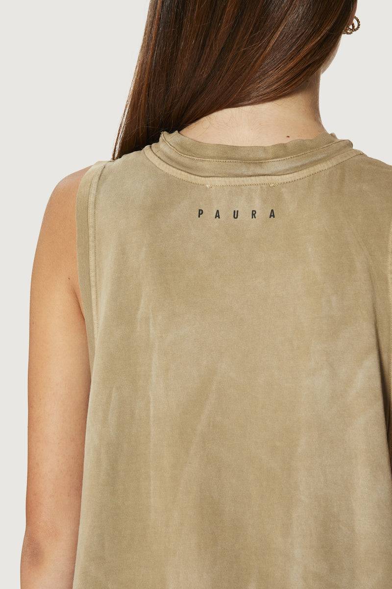 Paura HUGO TANK TOP MUD Vendite Flash