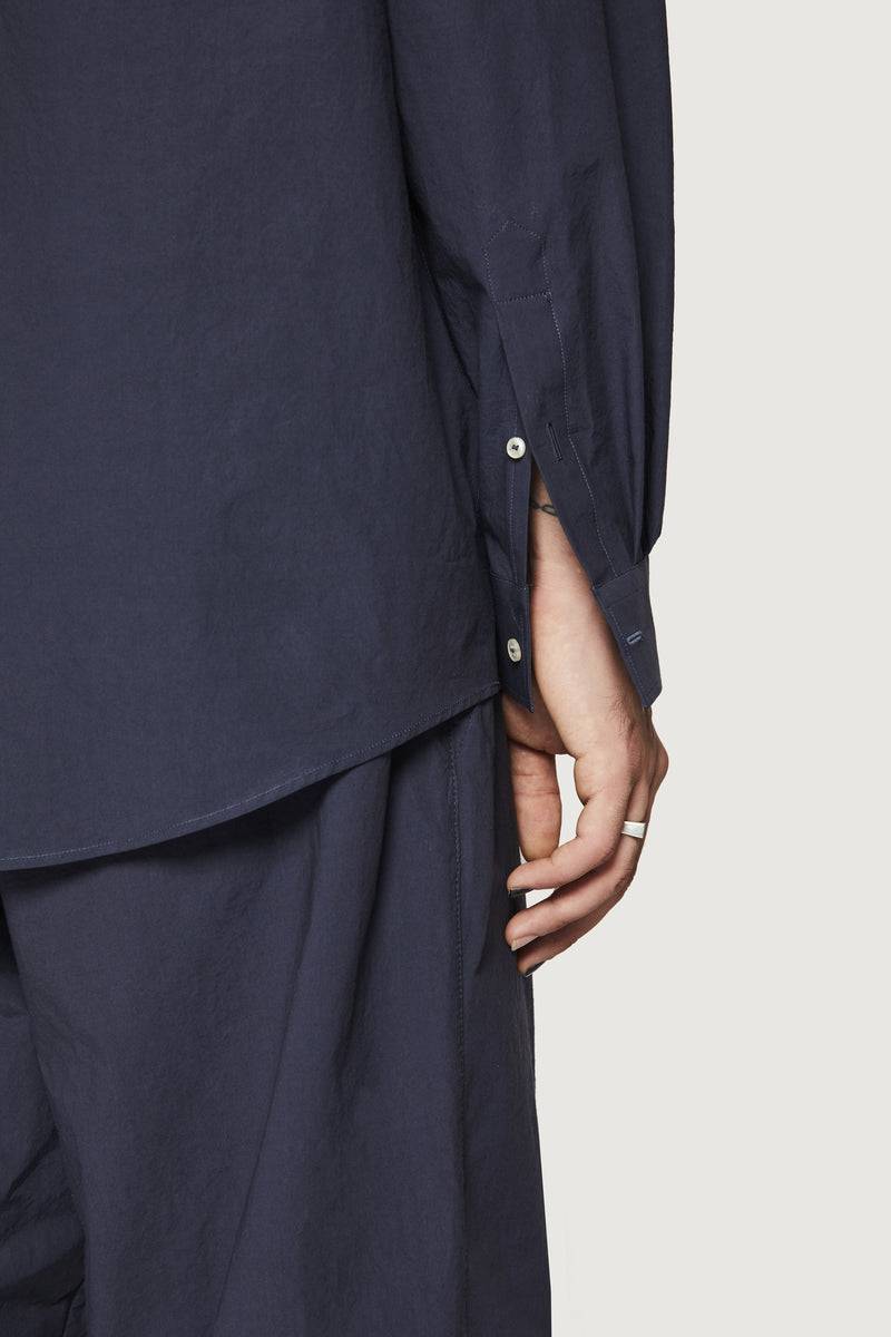 Paura KONIA OVERSIZED SHIRT DARK BLUE Pezzi Unici