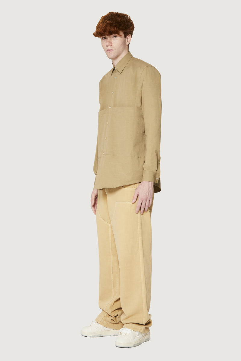 Paura KONIA OVERSIZED SHIRT MUD Soddisfazione Garantita