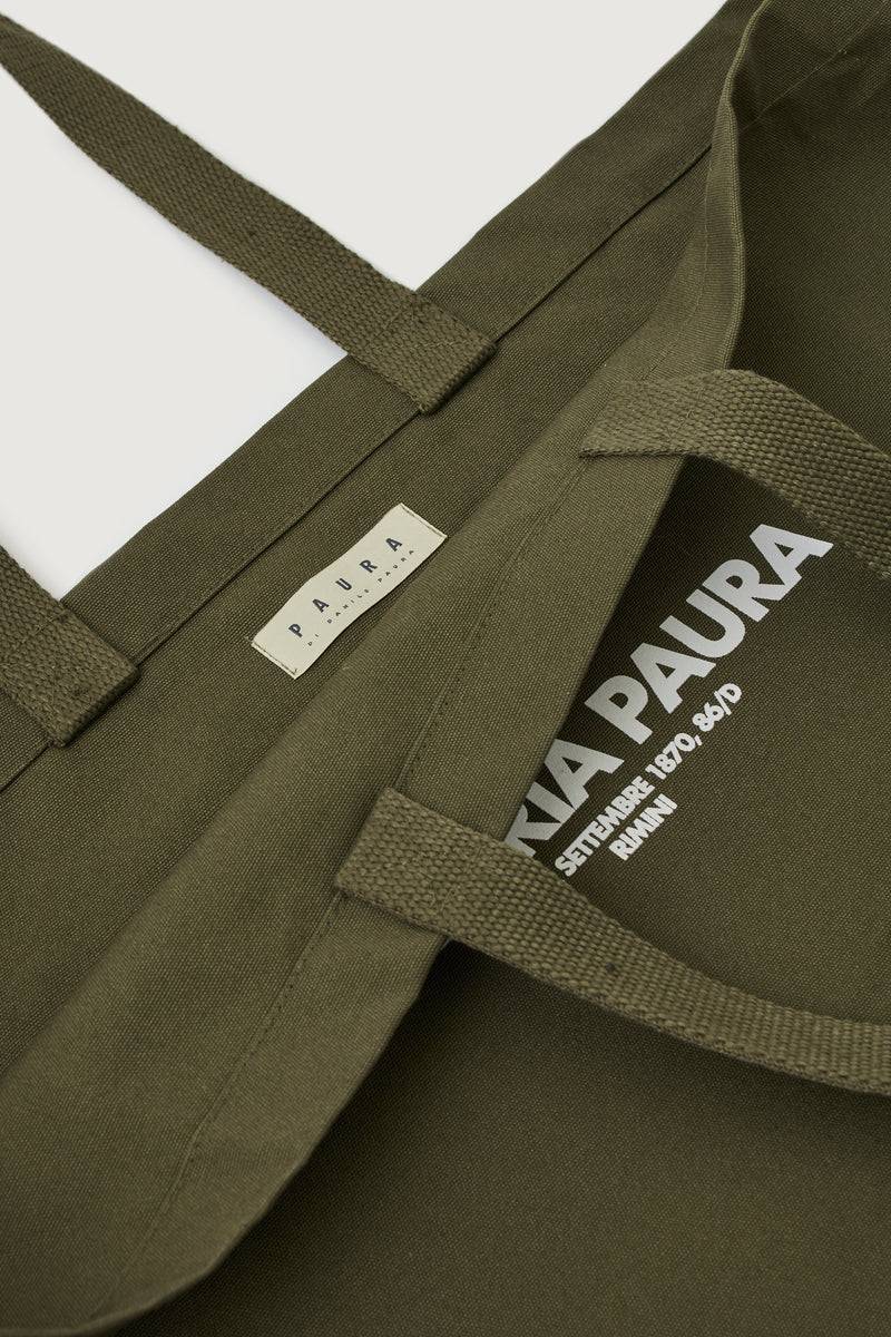 Paura NORA TOTE BAG MILITARY GREEN Negozio