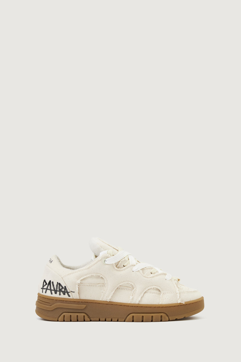 Paura SANTHA X PAURA MODEL 1 - OFF WHITE DESTROYED Saldi