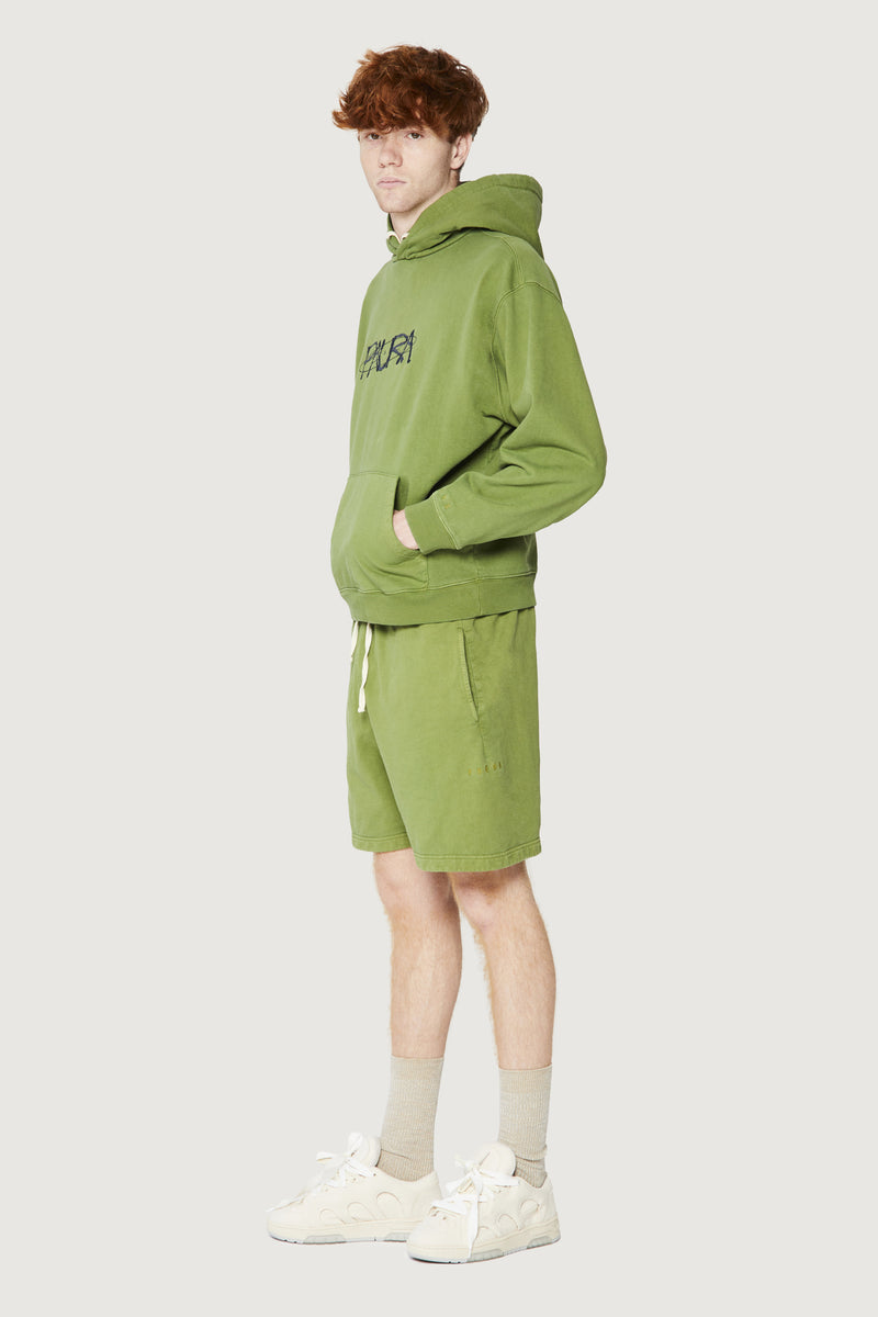 Paura SANTI HOODIE SWEATSHIRT COSMIC LOGO GREEN Hotsell