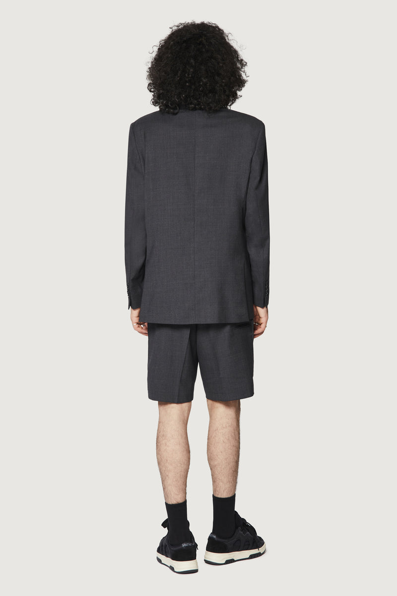 Paura THOM DOUBLEBREASTED SUIT JACKET BLACK Saldi Di Fabbrica