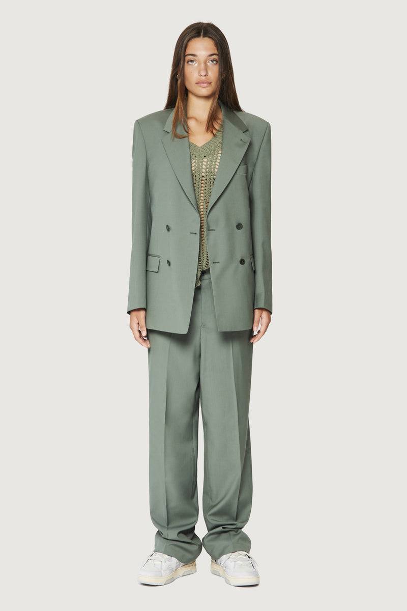 Paura THOM DOUBLEBREASTED SUIT JACKET SAGE I Più Venduti