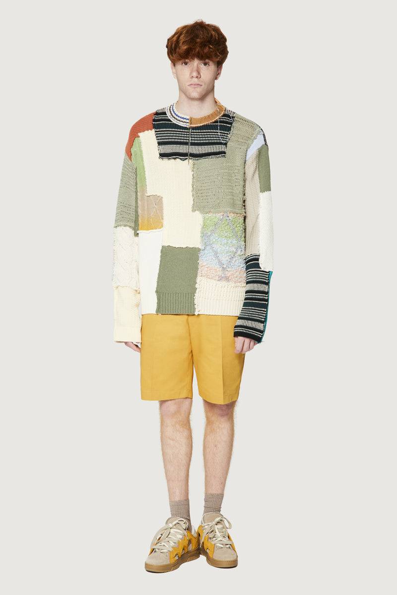Paura UTOPIA PATCHWORK SWEATER MULTICOLOR Negozio