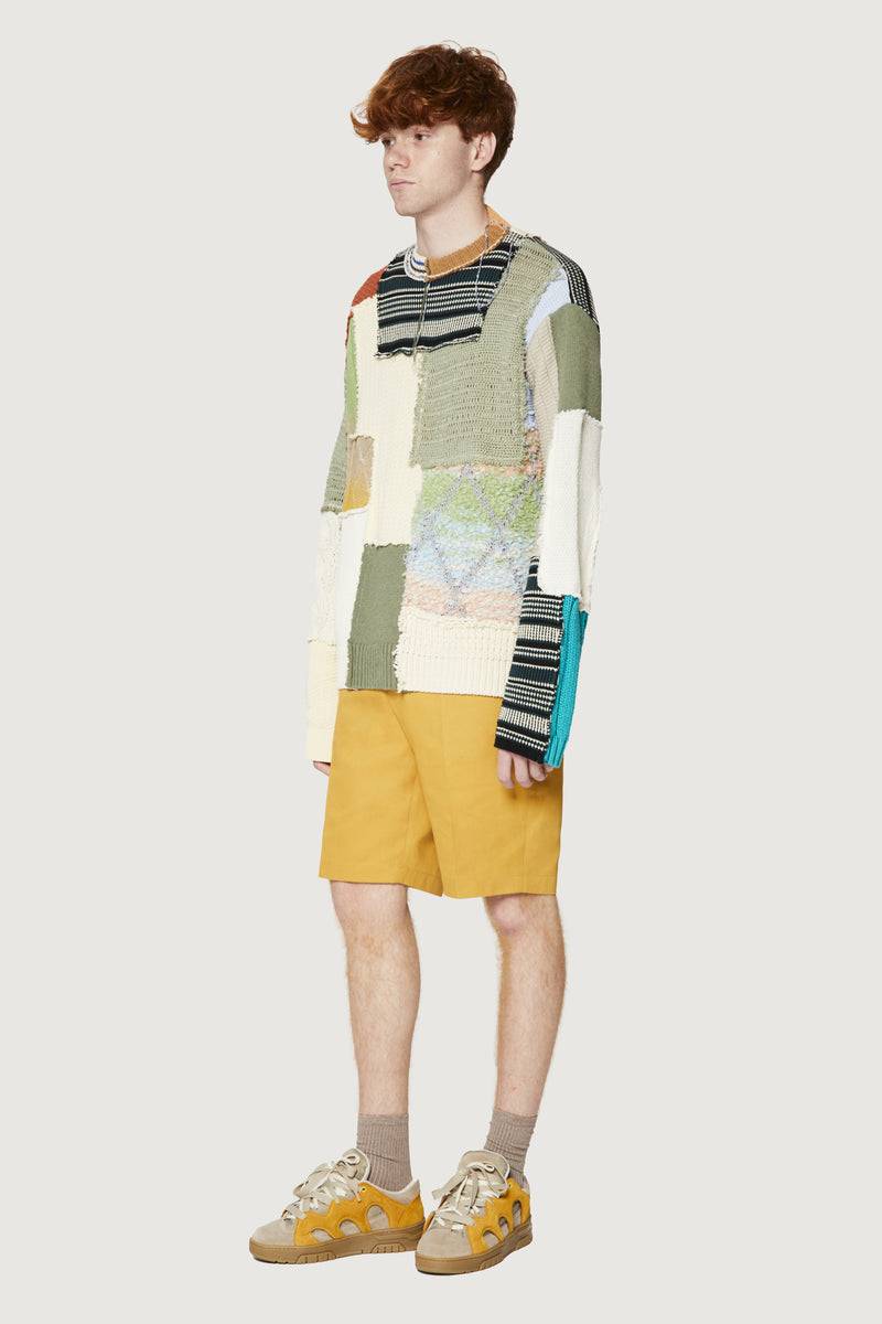 Paura UTOPIA PATCHWORK SWEATER MULTICOLOR Negozio