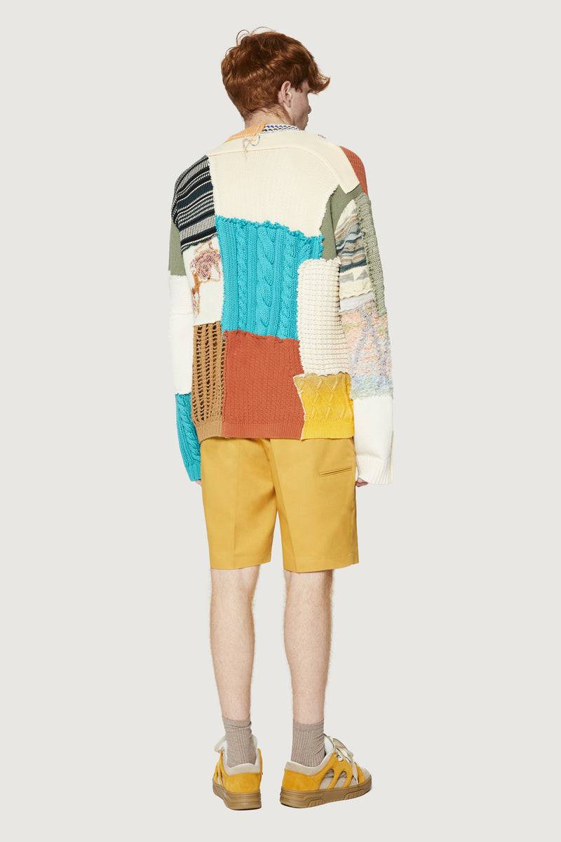 Paura UTOPIA PATCHWORK SWEATER MULTICOLOR Negozio