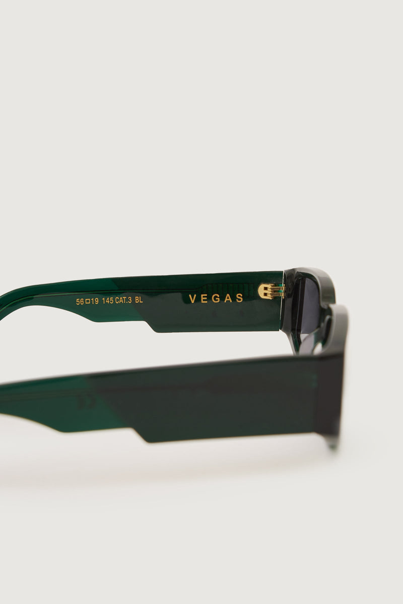 Paura VEGAS SUNGLASSES BLACK GREEN/GREY LENS In Saldo