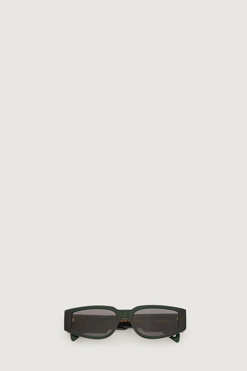 Paura VEGAS SUNGLASSES BLACK GREEN/GREY LENS In Saldo