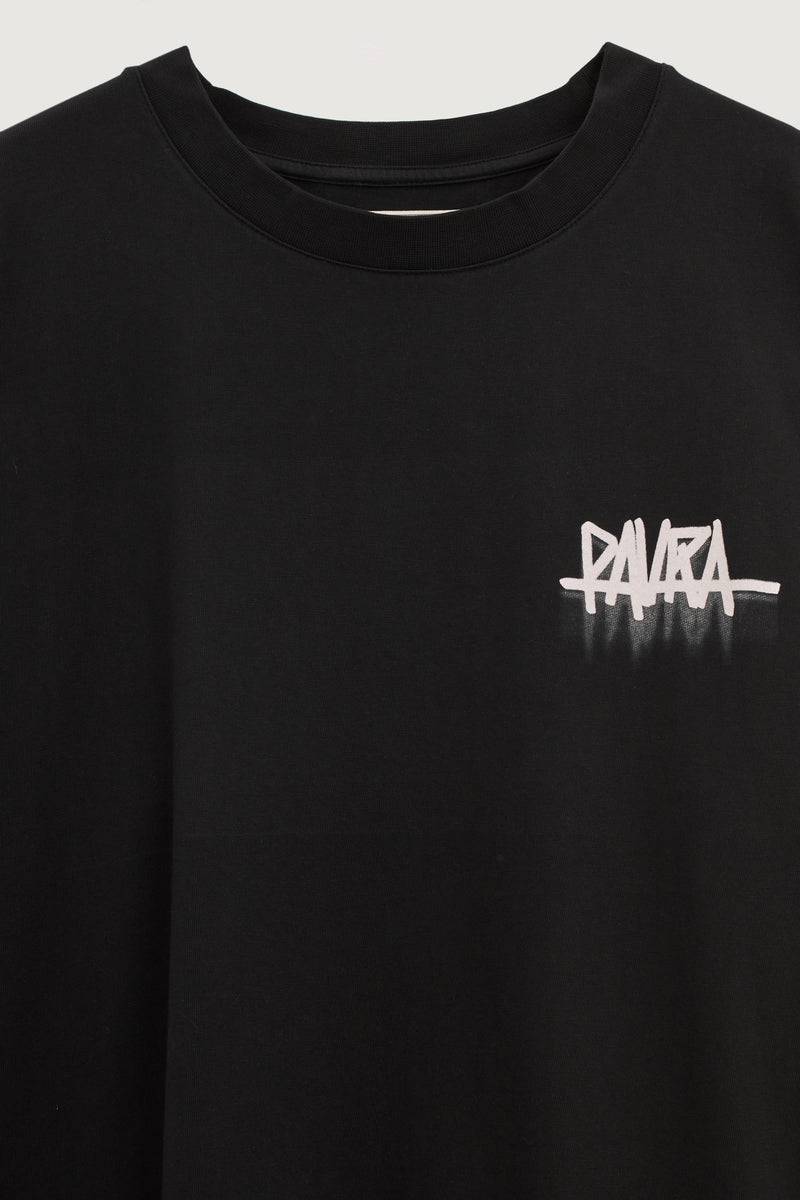 Paura YANNIS OVERSIZED T-SHIRT BLACK Italia