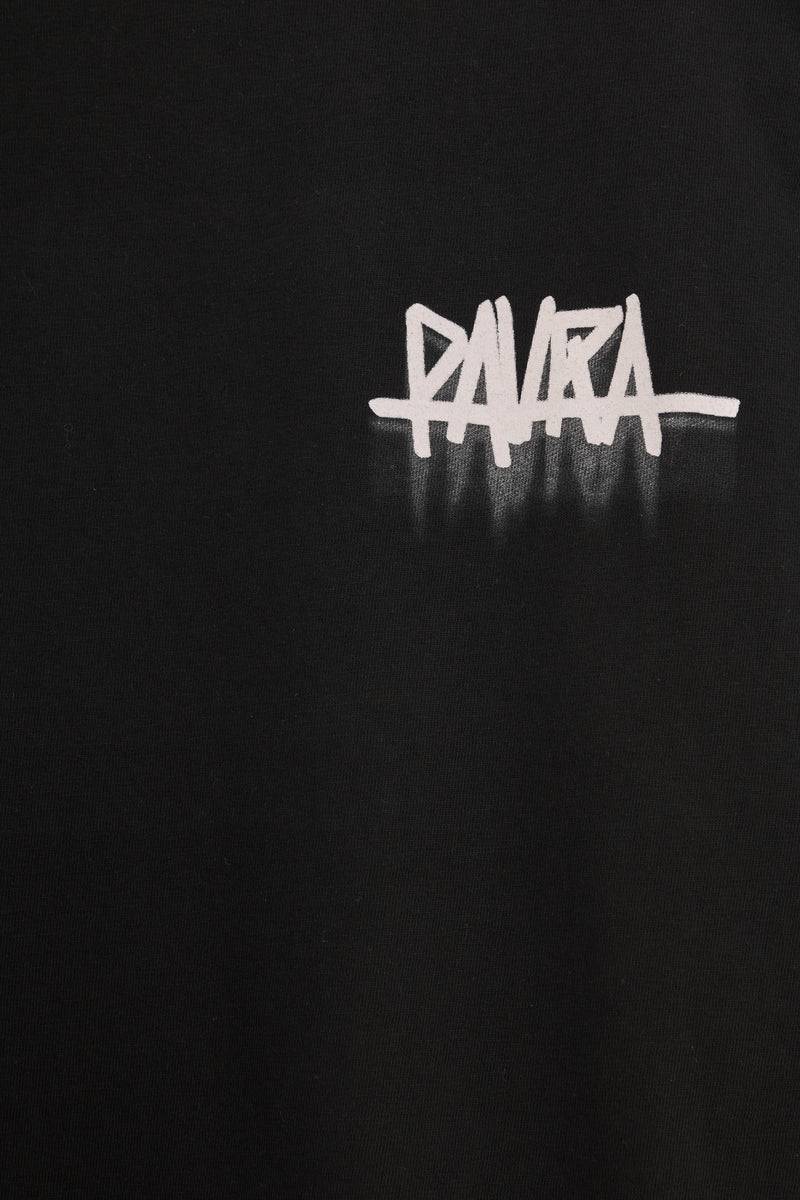 Paura YANNIS OVERSIZED T-SHIRT BLACK Italia