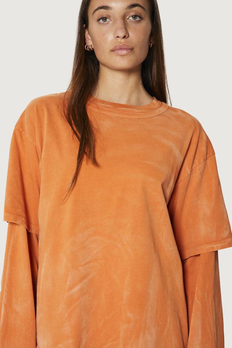 Paura ZENO DOUBLE LAYER LONGSLEEVE ORANGE Nuovo