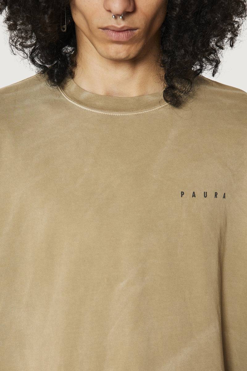 Paura SAID OVERSIZED T-SHIRT MUD Promozione