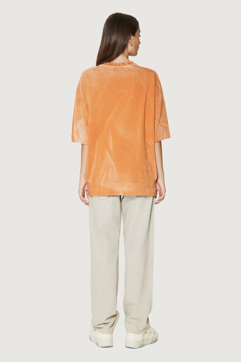 Paura SAID OVERSIZED T-SHIRT ORANGE Spedizione Gratuita