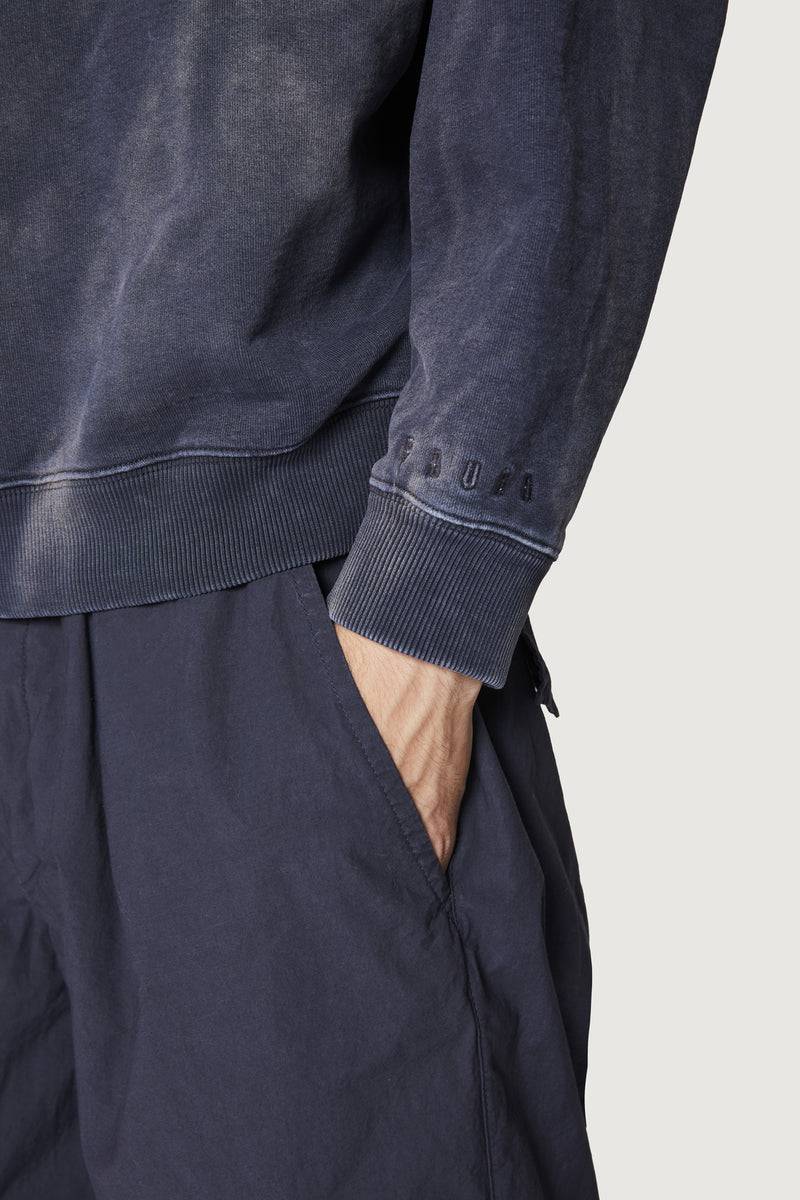 Paura SAMUEL CREWNECK SWEATSHIRT DARK BLUE Qualità Garantita