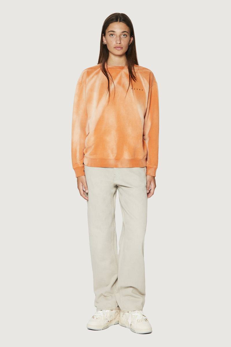 Paura SAMUEL CREWNECK SWEATSHIRT ORANGE