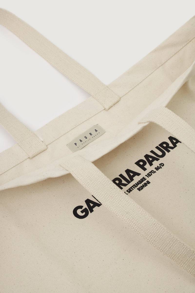 Paura NORA TOTE BAG OFF WHITE Latest stili