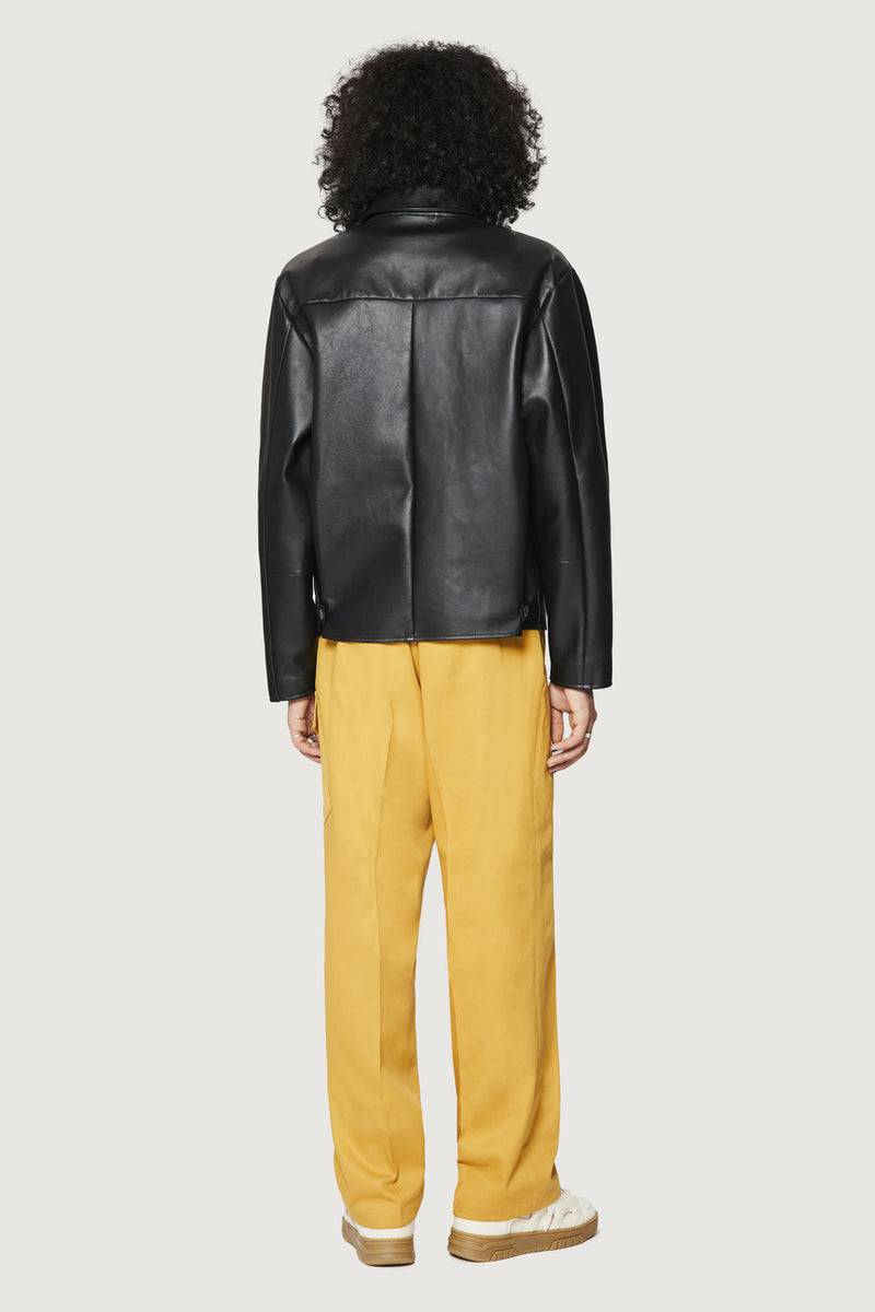 Paura RAFA LEATHER JACKET BLACK Offerta