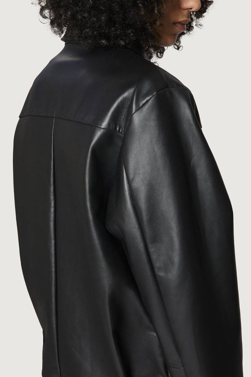 Paura RAFA LEATHER JACKET BLACK Offerta