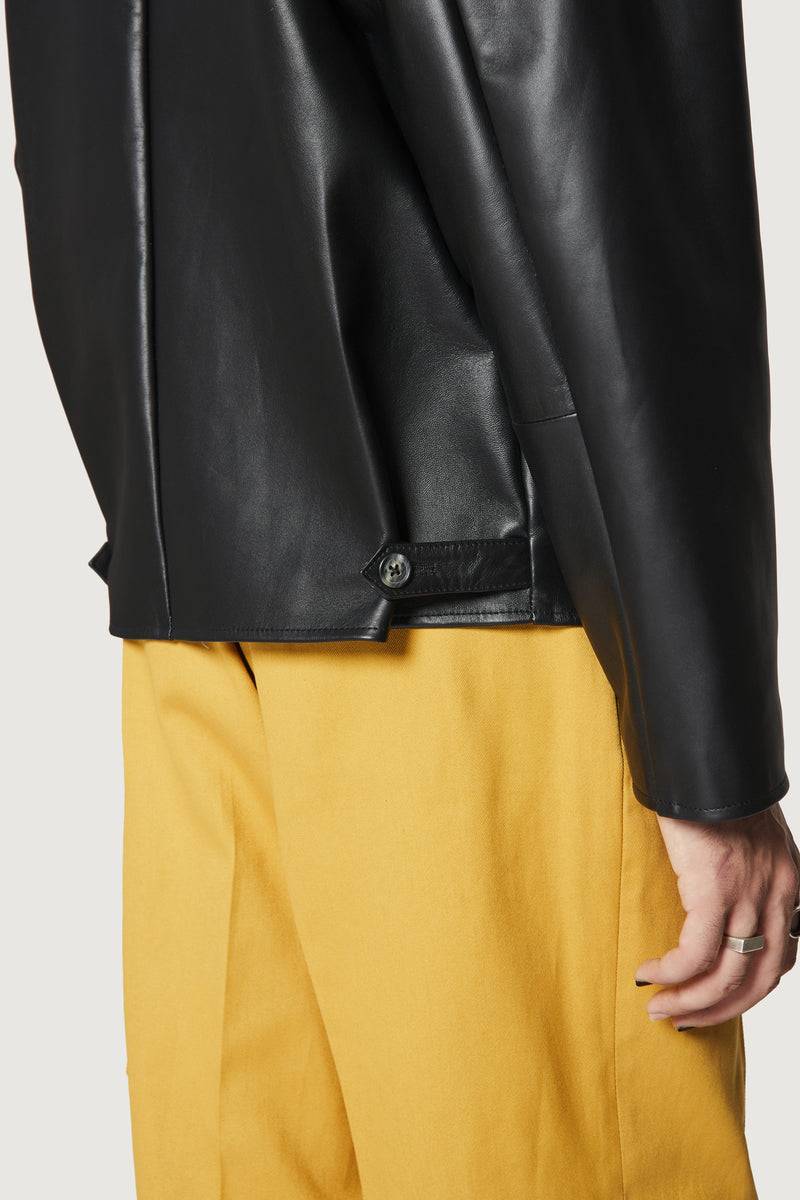 Paura RAFA LEATHER JACKET BLACK Offerta