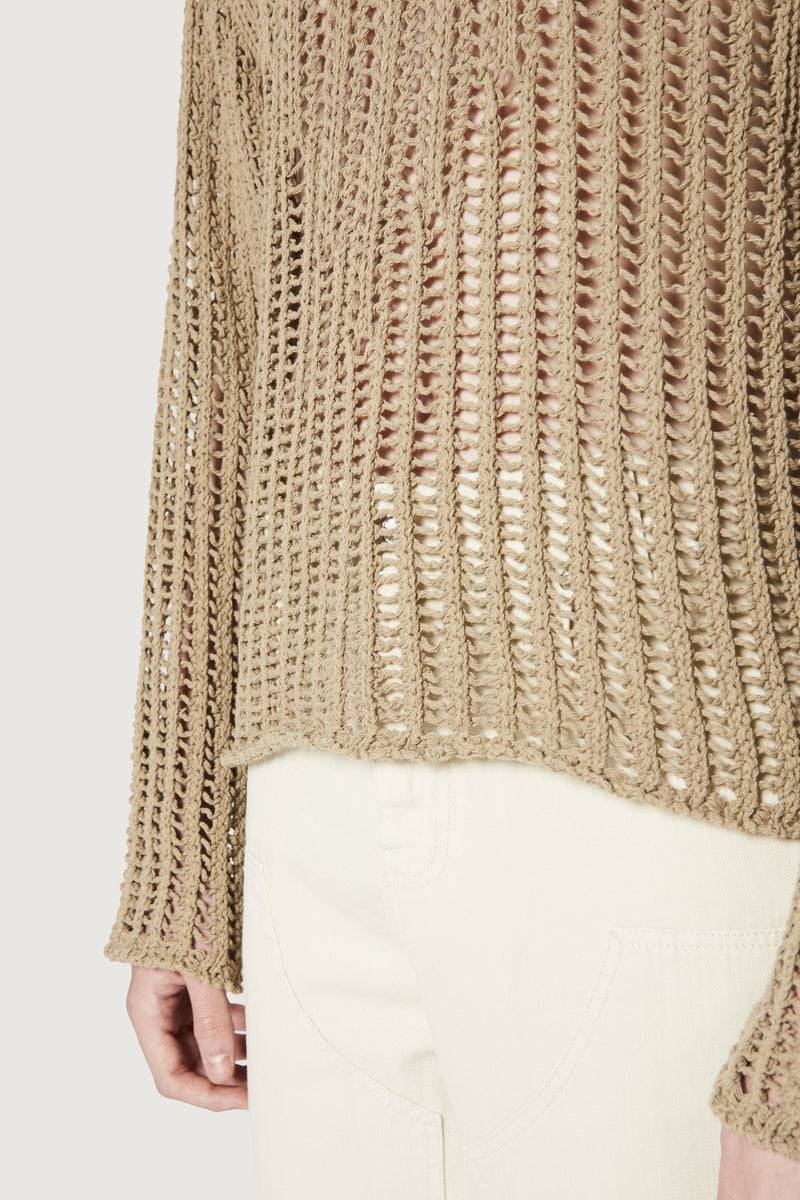 Paura RAOUL SWEATER MUD Offerte