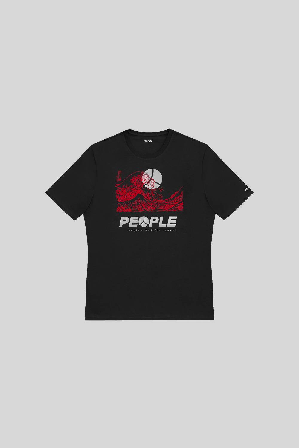 People Of Shibuya T-SHIRT WAVE PM444- 999 Prezzo Ridotto