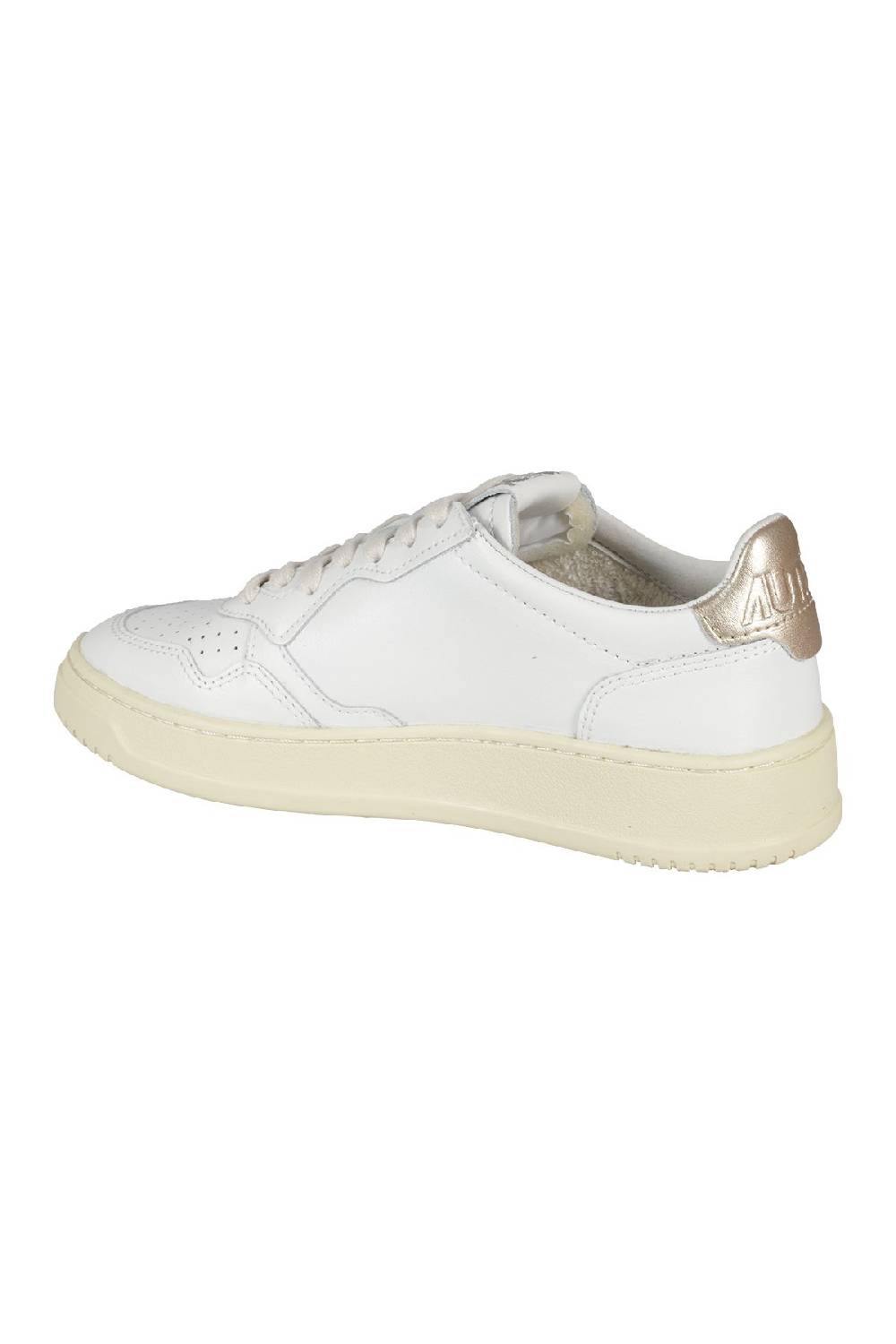 AUTRY Sneaker Medalist Low Women White Gold Promozione Limitata