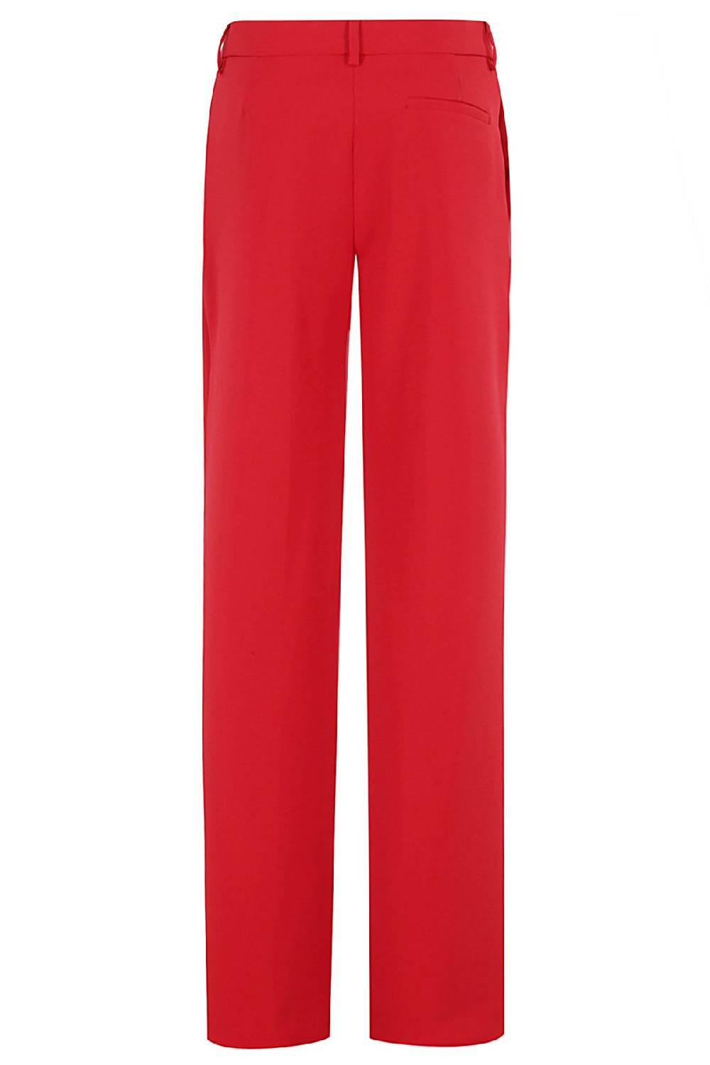 MSGM Pantalone Straight Rosso Economico