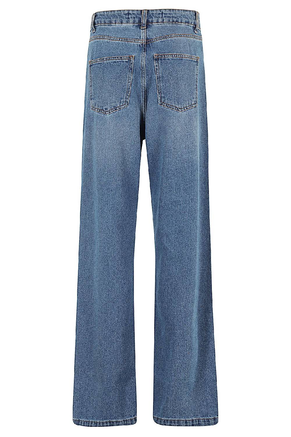 FEDERICA TOSI Jeans Carry Over Azzurro Vendite Flash