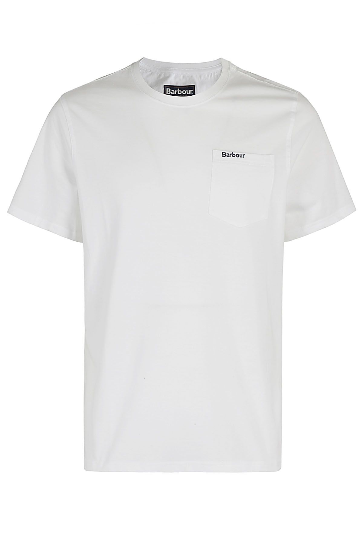 BARBOUR T-shirt Langdon Pocket Bianca Pezzi Unici