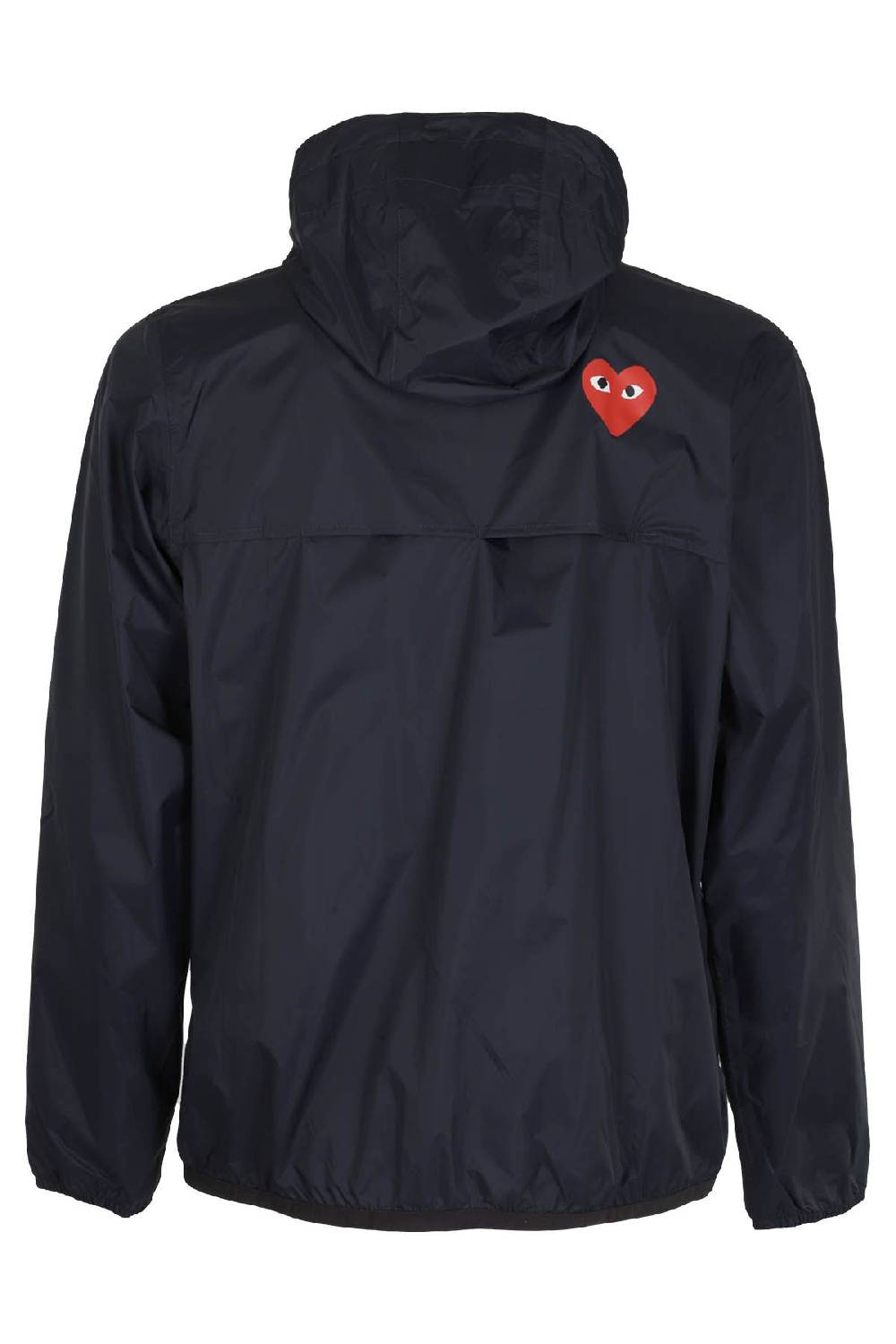 COMME DES GARCONS PLAY X K-WAY K-Way Hoodie Navy Sottocosto