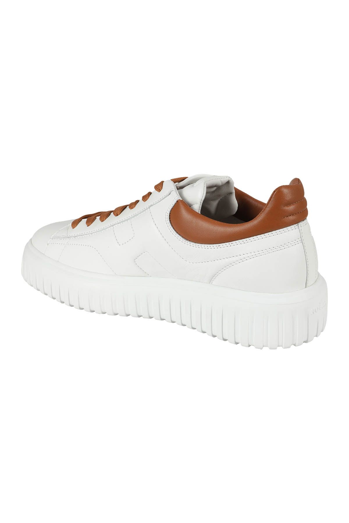 HOGAN Snekers H Stripes Allacciato Bianco Cuoio Convenienza